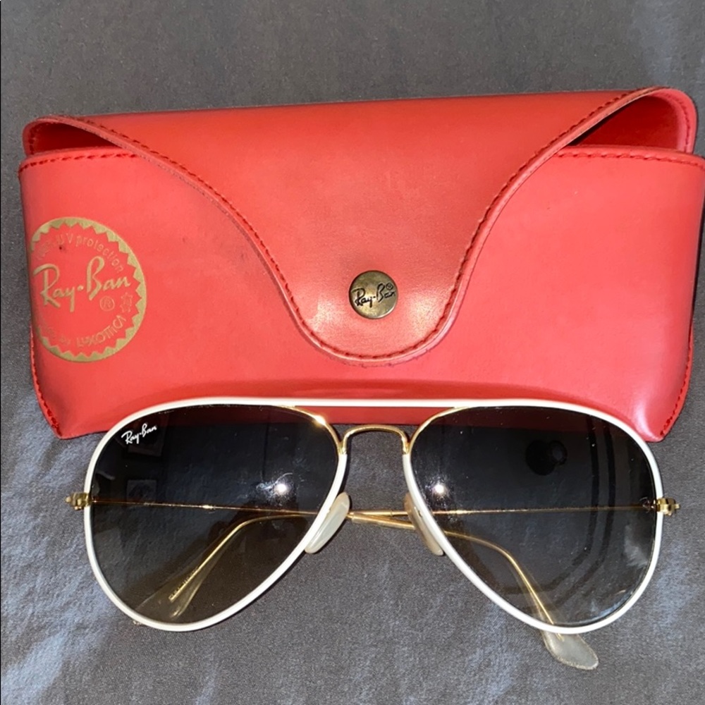 White Ray Bans